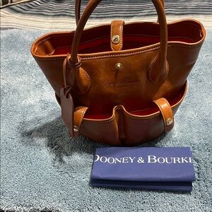 Dooney & Bourke Brown Leather Tote